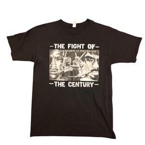 Mayweather vs Pacquiao T-Shirt Medium Black The Fight Of The Century 2015 Boxing